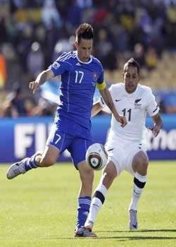 2010南非世界杯新西兰VS斯洛伐克